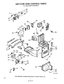 06 - Air Flow And Control parts for Whirlpool Refrigerator EWD21MMWR0 / from AppliancePartsPros.com