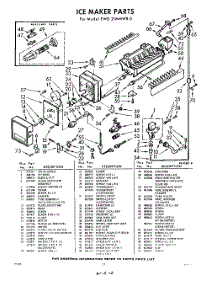 12 - Ice Maker parts for Whirlpool Refrigerator EWD21MMWR0 / from AppliancePartsPros.com