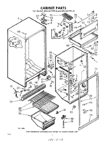 02 - Section parts for Whirlpool Freezer EAL14CTWR0 / from AppliancePartsPros.com