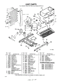 04 - Section parts for Whirlpool Freezer EAL14CTWR0 / from AppliancePartsPros.com