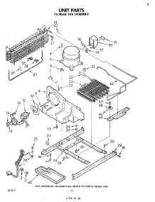 12 - Unit parts for Whirlpool Refrigerator EHB191AKWR0 / from AppliancePartsPros.com