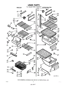 04 - Liner parts for Whirlpool Refrigerator EWD21MMWR1 / from AppliancePartsPros.com