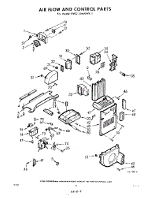 06 - Air Flow And Control parts for Whirlpool Refrigerator EWD21MMWR1 / from AppliancePartsPros.com