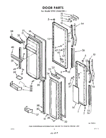 08 - Door parts for Whirlpool Refrigerator EWD21MMWR1 / from AppliancePartsPros.com