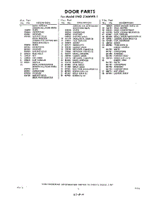 09 - Section parts for Whirlpool Refrigerator EWD21MMWR1 / from AppliancePartsPros.com