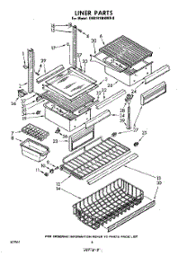 08 - Liner parts for Whirlpool Refrigerator EHB191MKWR0 / from AppliancePartsPros.com