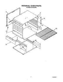06 - Internal parts for Whirlpool Range FLP320VL0 / from AppliancePartsPros.com