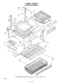 08 - Liner parts for Whirlpool Refrigerator EHB191MKWR1 / from AppliancePartsPros.com