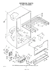 10 - Interior parts for Whirlpool Refrigerator EHB191MKWR1 / from AppliancePartsPros.com