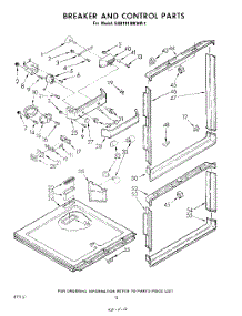 12 - Breaker And Control parts for Whirlpool Refrigerator EHB191MKWR1 / from AppliancePartsPros.com