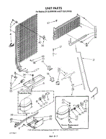 05 - Unit parts for Whirlpool Refrigerator ET12LKLWN00 / from AppliancePartsPros.com