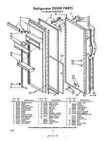 08 - Refrigerator Door parts for Whirlpool Refrigerator EWD25PM0 / from AppliancePartsPros.com