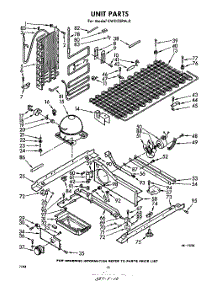 10 - Unit parts for Whirlpool Refrigerator EWD25PM0 / from AppliancePartsPros.com