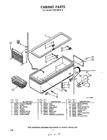 02 - Section parts for Whirlpool Freezer EXH18FW0 / from AppliancePartsPros.com