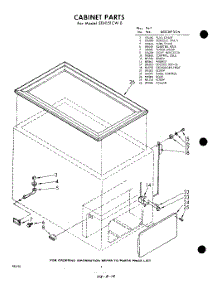 02 - Section parts for Whirlpool Freezer EEH151CW0 / from AppliancePartsPros.com