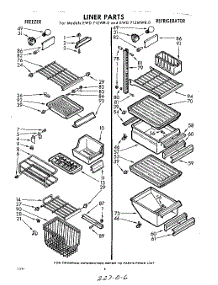 06 - Liner parts for Whirlpool Refrigerator EWD71ZMWR0 / from AppliancePartsPros.com