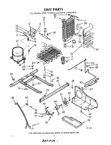 10 - Unit parts for Whirlpool Refrigerator EWD71ZMWR0 / from AppliancePartsPros.com