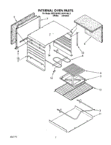 02 - Internal Oven parts for Whirlpool Range FEP210VL3 / from AppliancePartsPros.com