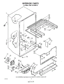 08 - Interior parts for Whirlpool Refrigerator EHB191PKWR0 / from AppliancePartsPros.com