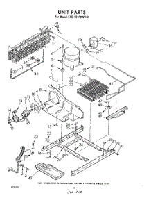 12 - Unit parts for Whirlpool Refrigerator EHB191PKWR0 / from AppliancePartsPros.com