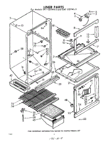 04 - Liner parts for Whirlpool Refrigerator EAT13DTWR0 / from AppliancePartsPros.com