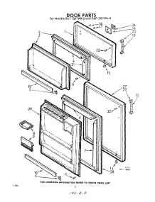 08 - Door parts for Whirlpool Refrigerator EAT13DTWR0 / from AppliancePartsPros.com