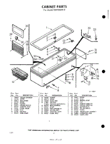 02 - Section parts for Whirlpool Freezer EXH18MW0 / from AppliancePartsPros.com