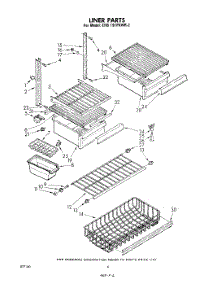 06 - Liner parts for Whirlpool Refrigerator EHB191PKWR2 / from AppliancePartsPros.com