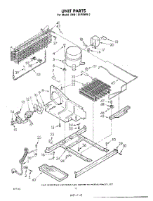 12 - Unit parts for Whirlpool Refrigerator EHB191PKWR2 / from AppliancePartsPros.com