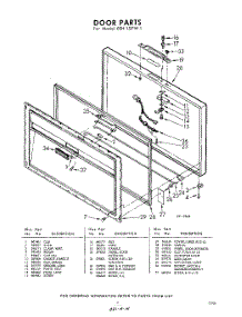 03 - Section parts for Whirlpool Freezer EEH151FW1 / from AppliancePartsPros.com