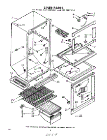 04 - Liner parts for Whirlpool Refrigerator EAT13DTWR1 / from AppliancePartsPros.com