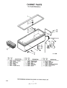 02 - Section parts for Whirlpool Freezer EXH18SW0 / from AppliancePartsPros.com