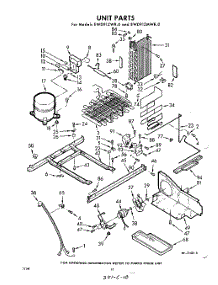 10 - Unit parts for Whirlpool Refrigerator EWD91ZMWR0 / from AppliancePartsPros.com