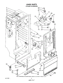 04 - Liner parts for Whirlpool Freezer EV150NXWN00 / from AppliancePartsPros.com