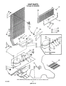 06 - Unit parts for Whirlpool Freezer EV150NXWN00 / from AppliancePartsPros.com