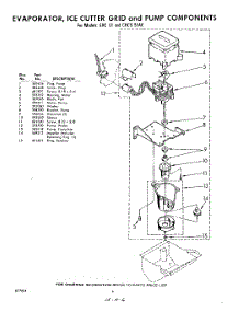 06 - Section parts for Whirlpool Ice Machine EHC51 / from AppliancePartsPros.com