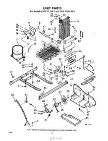 10 - Unit parts for Whirlpool Refrigerator EWD91ZMWR1 / from AppliancePartsPros.com