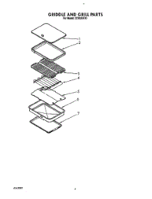 04 - Section parts for Whirlpool Cooktop CEX650VL1 / from AppliancePartsPros.com