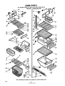 06 - Liner parts for Whirlpool Refrigerator EWD91ZMWR2 / from AppliancePartsPros.com