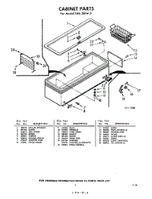 03 - Section parts for Whirlpool Freezer EXH28FW0 / from AppliancePartsPros.com