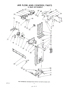 04 - Air Flow And Control parts for Whirlpool Refrigerator EHD191AKWR0 / from AppliancePartsPros.com