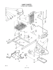 10 - Unit parts for Whirlpool Refrigerator EHD191AKWR0 / from AppliancePartsPros.com