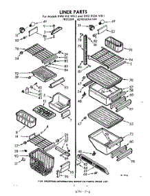 06 - Liner parts for Whirlpool Refrigerator EWD91ZWR1 / from AppliancePartsPros.com