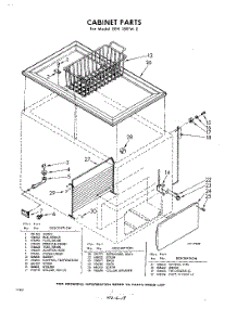 02 - Section parts for Whirlpool Freezer EEH181FW0 / from AppliancePartsPros.com