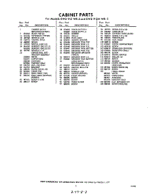 03 - Section parts for Whirlpool Refrigerator EWD91ZWR2 / from AppliancePartsPros.com