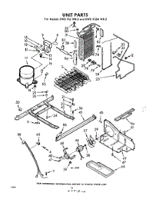 10 - Unit parts for Whirlpool Refrigerator EWD91ZWR2 / from AppliancePartsPros.com
