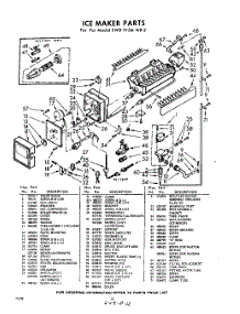 12 - Ice Maker parts for Whirlpool Refrigerator EWD91ZWR2 / from AppliancePartsPros.com