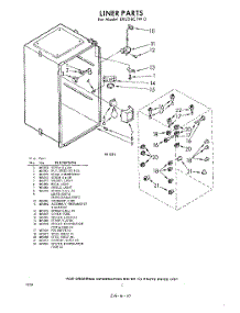 02 - Liner parts for Whirlpool Freezer EXL08CTW0 / from AppliancePartsPros.com