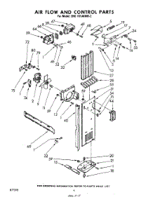 04 - Air Flow And Control parts for Whirlpool Refrigerator EHD191AKWR2 / from AppliancePartsPros.com