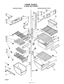 06 - Liner parts for Whirlpool Refrigerator EHD191AKWR2 / from AppliancePartsPros.com